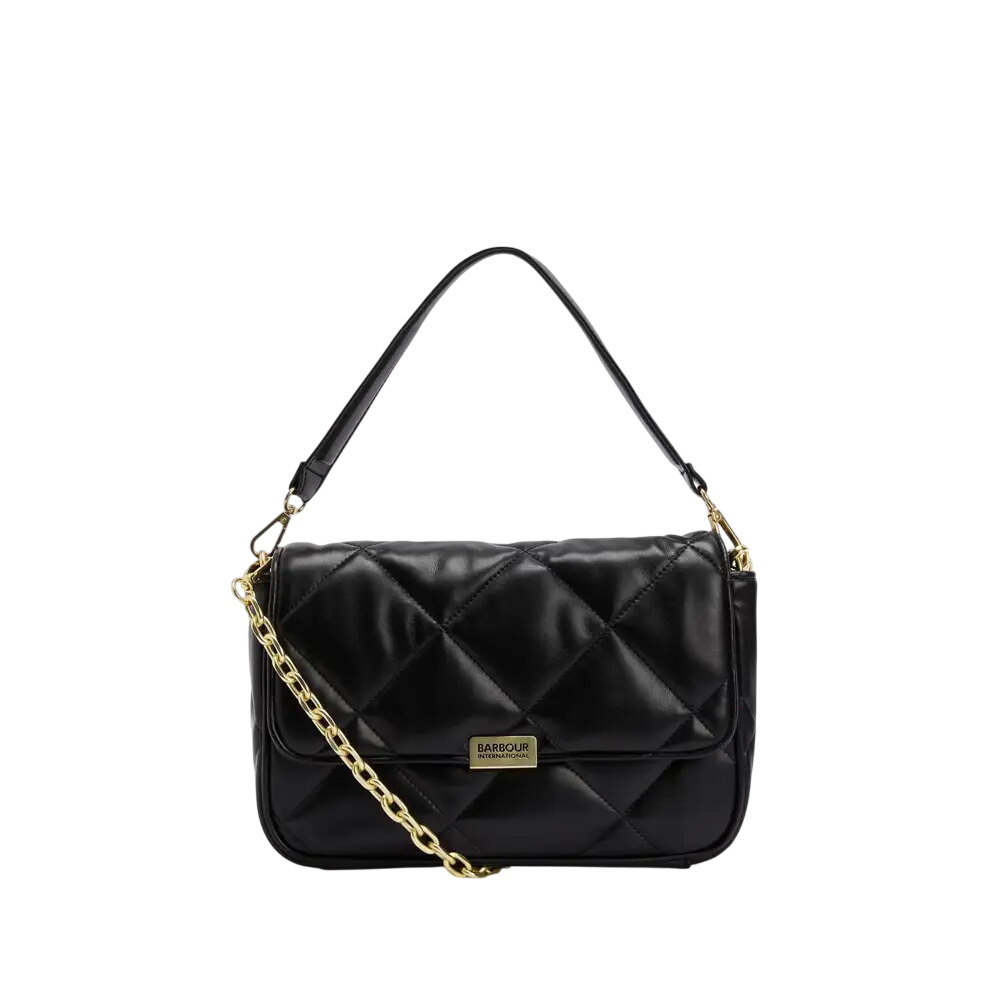 Barbour International Soft Quilt Shoulder Bag